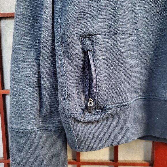 Vurori Men's Indigo Heather Long Sleeve Jeffreys Pullover - Picture 5 of 7